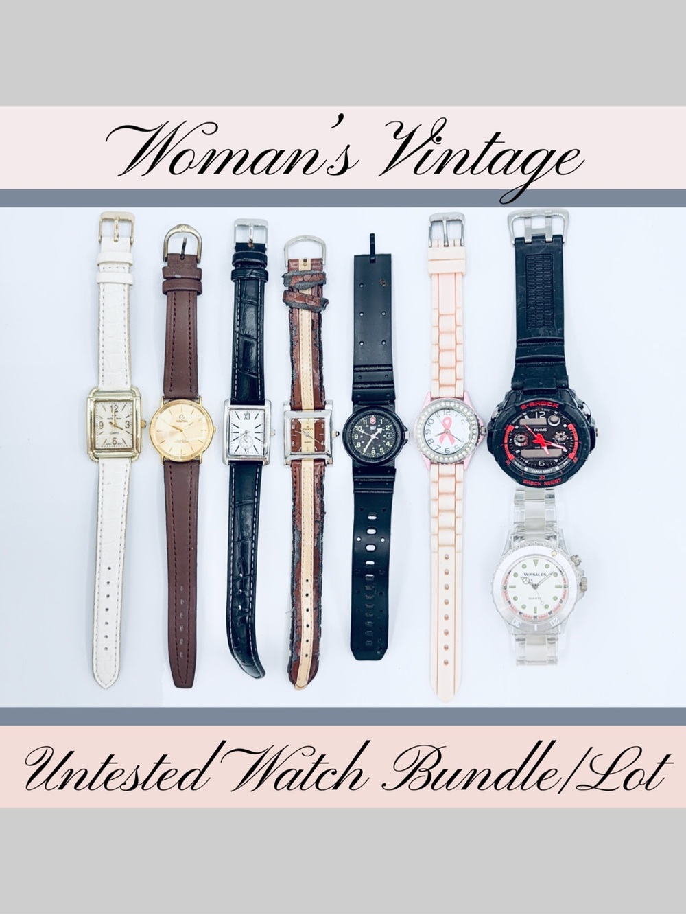 8 For The Price Of 1 - Untested Ladies Watches